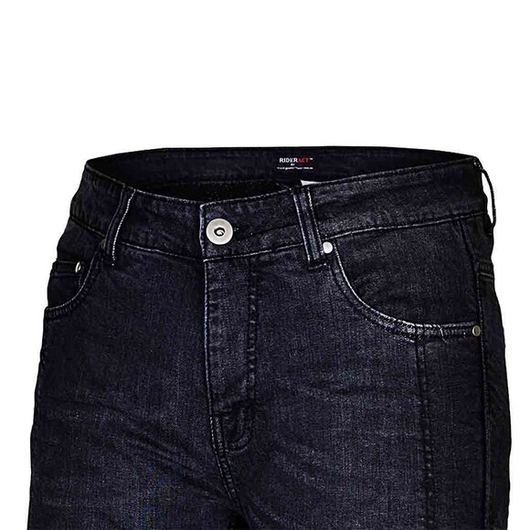 RIDERACT® Mens Motorcycle Slim Jeans Men Denim Jeans Pants w/ CE Armors NEW - Picture 4 of 9